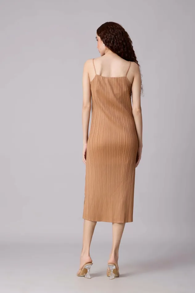 Scarlet Sage Dresses Olivia Slip Dress 8211 Mocha 8211 Women