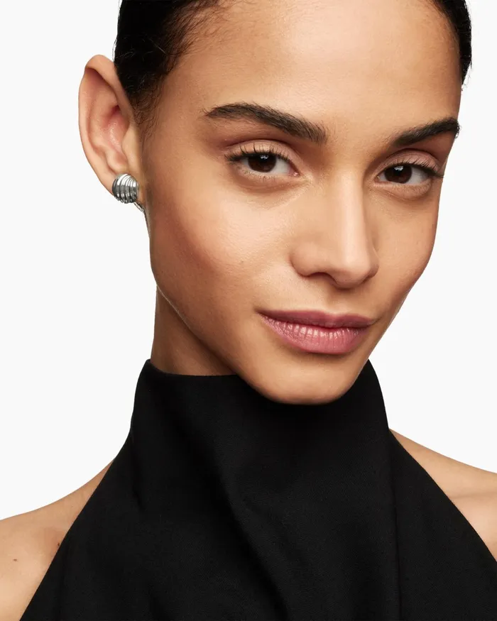 Sculpted Cable Stud Earrings In Sterling Silver 14mm Women David Yurman Stud Sculpted Cable Stud Earrings In Sterling Silver 14mm Women David Yurman Stud