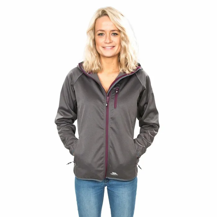 Shelly Softshell Jacket Carbon Marl Women Trespass Softshell Jackets