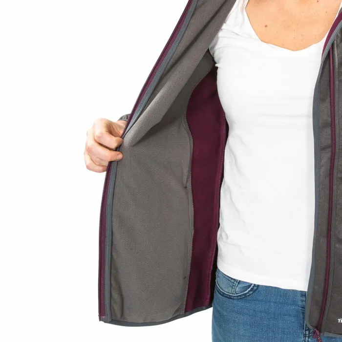 Shelly Softshell Jacket Carbon Marl Women Trespass Softshell Jackets