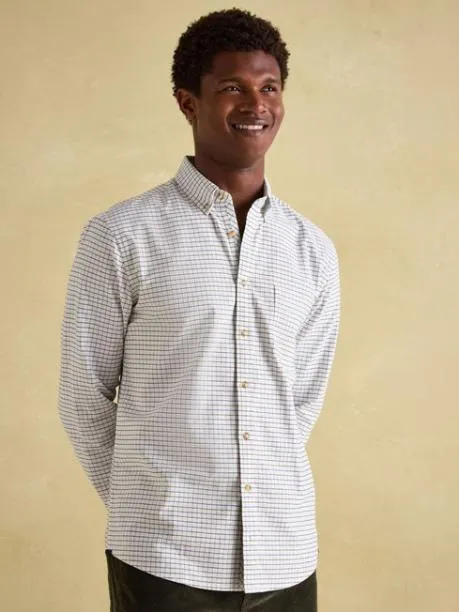 Shirts Men Joules Green Cotton Check Shirt