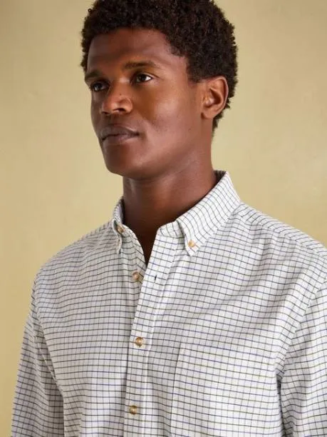 Shirts Men Joules Green Cotton Check Shirt