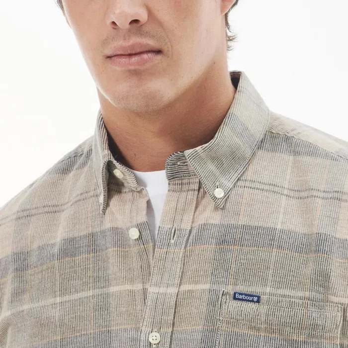 Shirts Men Orvis Barbour Blair Tailored Shirt Black Slate