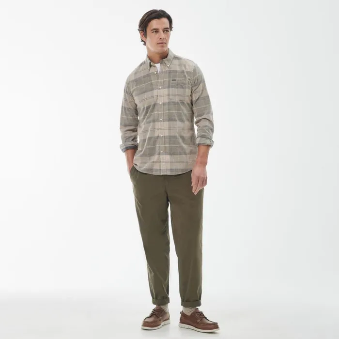 Shirts Men Orvis Barbour Blair Tailored Shirt Black Slate