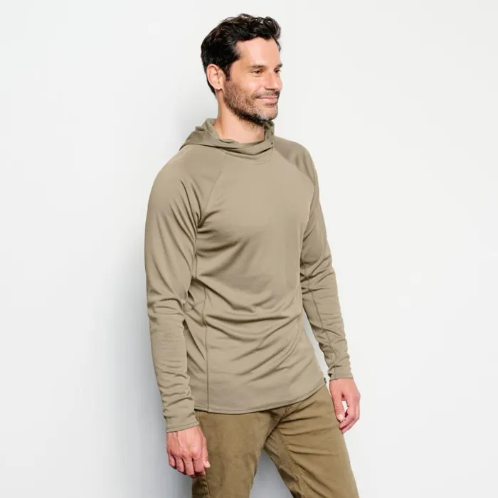 Shirts Men Orvis Mens PRO Sun Hoodie Wolf Camo