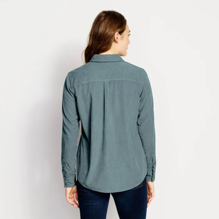 Shirts Women Orvis GarmentDyed Corduroy Shirt Tidewater