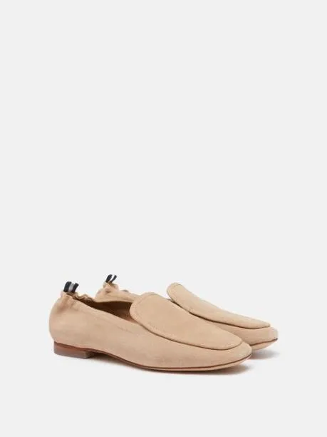 Shoes Women Joules Neutral Suede Loafers