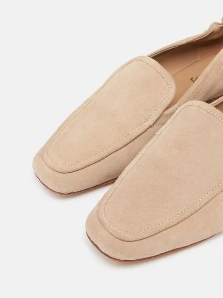 Shoes Women Joules Neutral Suede Loafers