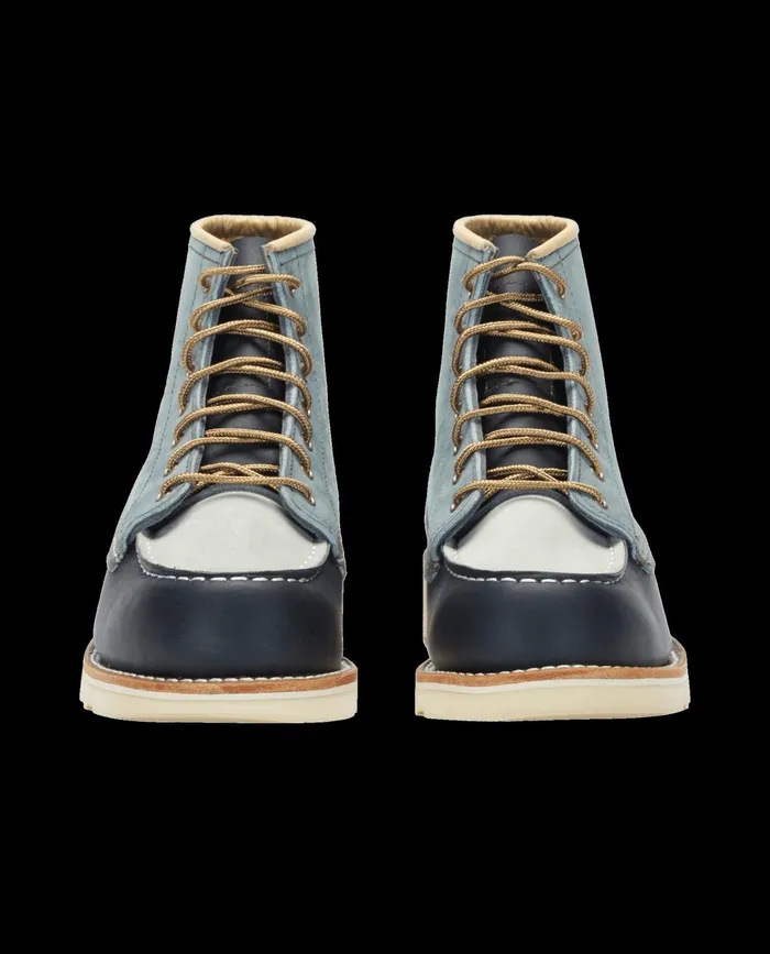 Shoes Women The Great The Red Wing Heritage Boot Indigo Colorblock Shoes Women The Great The Red Wing Heritage Boot Indigo Colorblock