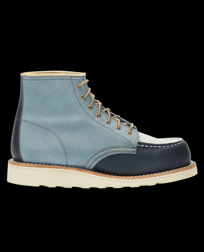 Shoes Women The Great The Red Wing Heritage Boot Indigo Colorblock Shoes Women The Great The Red Wing Heritage Boot Indigo Colorblock