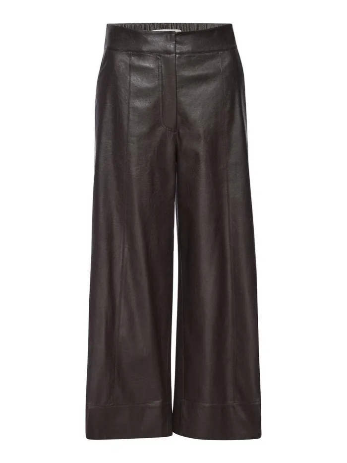 Shop Brochu Walker Bottoms The Odele Cropped Pant Timber