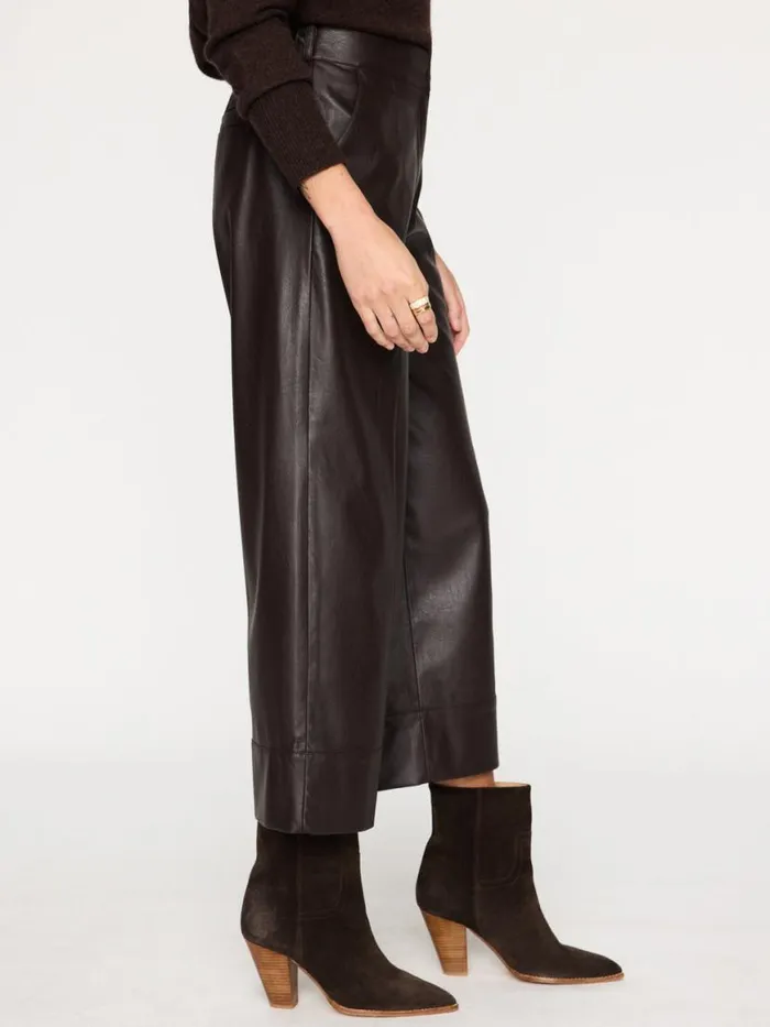Shop Brochu Walker Bottoms The Odele Cropped Pant Timber
