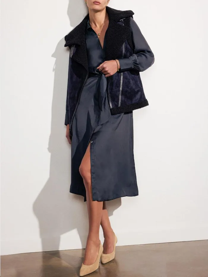 Shop Brochu Walker Jackets and Wraps The Loredo Vest Black Onyx