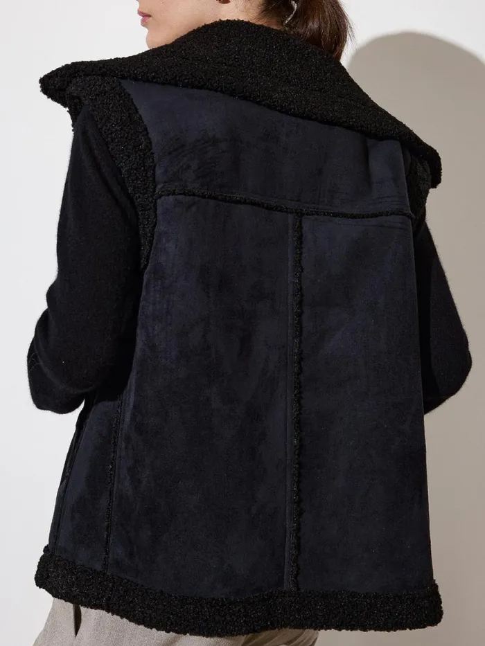 Shop Brochu Walker Jackets and Wraps The Loredo Vest Black Onyx