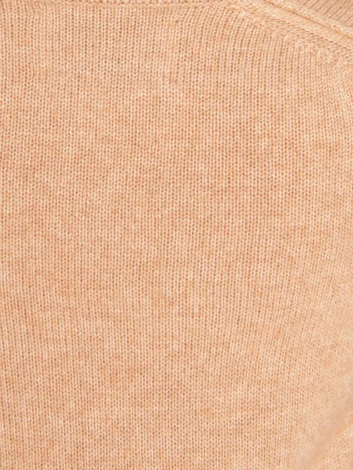 Shop Brochu Walker Sweaters The Eton Layered Crew Looker Camel Melange With White Underlayer