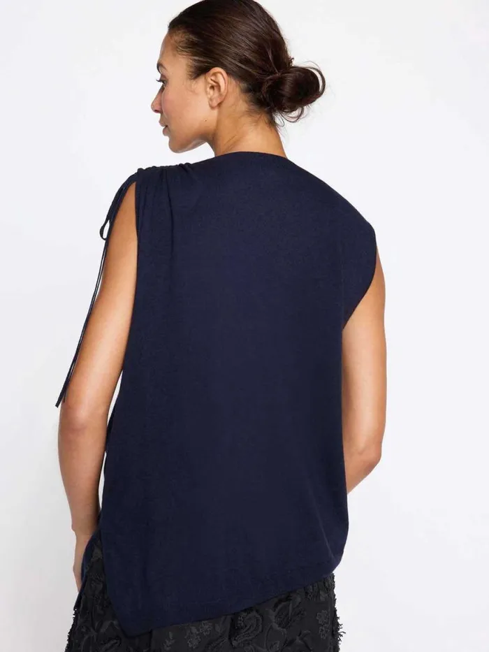Shop Brochu Walker Tops The Vos Top Baltic Navy