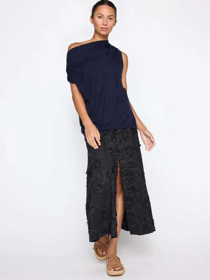 Shop Brochu Walker Tops The Vos Top Baltic Navy