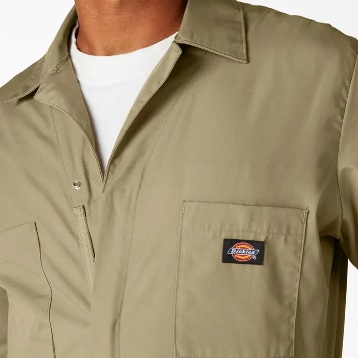 Short Sleeve Coveralls Khaki Khaki kh Men Dickies Coveralls Short Sleeve Coveralls Khaki Khaki kh Men Dickies Coveralls