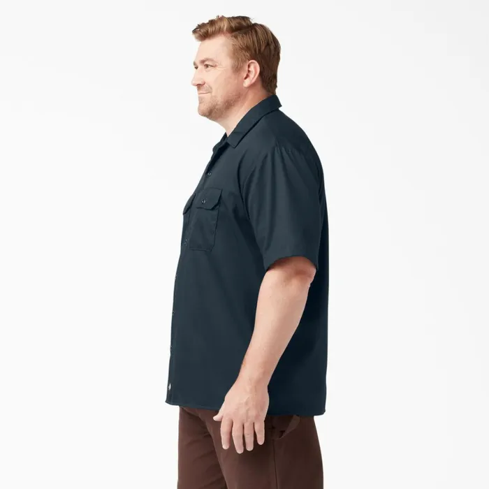 Short Sleeve Work Shirt Dark Navy Dark Navy dn Men Dickies Work Shirts