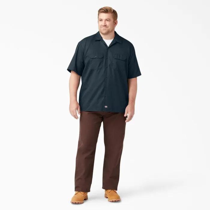Short Sleeve Work Shirt Dark Navy Dark Navy dn Men Dickies Work Shirts