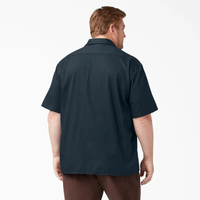Short Sleeve Work Shirt Dark Navy Dark Navy dn Men Dickies Work Shirts