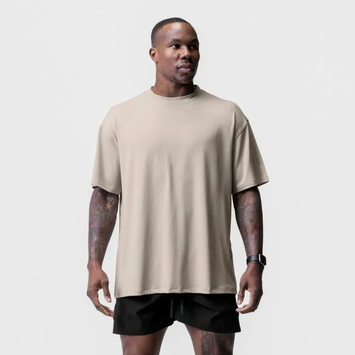 Short Sleeves Men ASRV Core Mesh Oversized Tee Chai