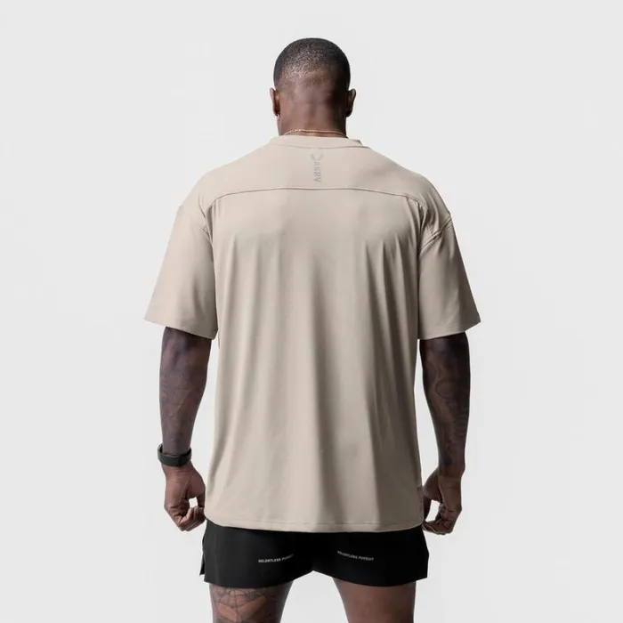 Short Sleeves Men ASRV Core Mesh Oversized Tee Chai
