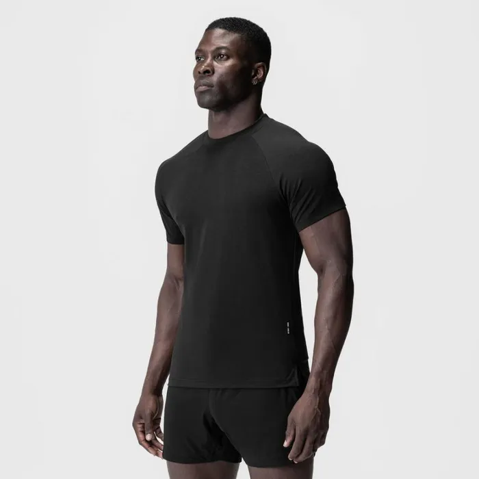 Short Sleeves Men ASRV Supima Fitted Tee Black