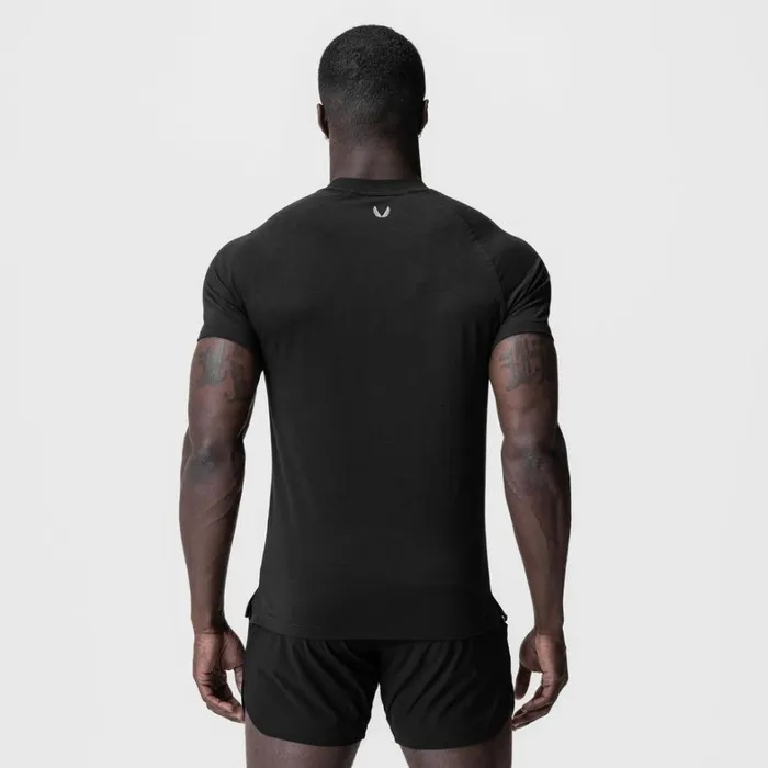 Short Sleeves Men ASRV Supima Fitted Tee Black