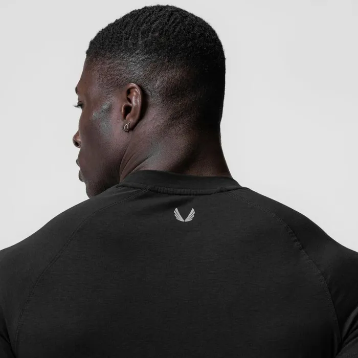 Short Sleeves Men ASRV Supima Fitted Tee Black