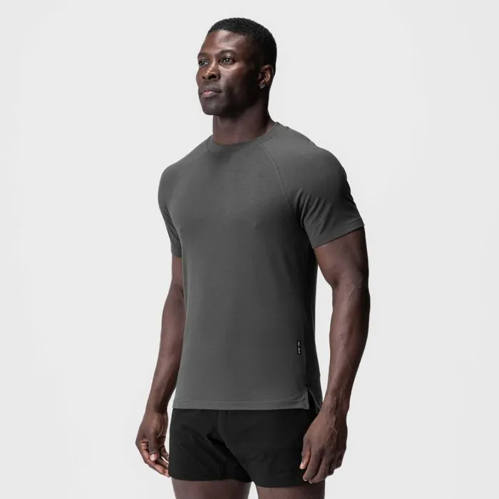 Short Sleeves Men ASRV Supima Fitted Tee Space Grey