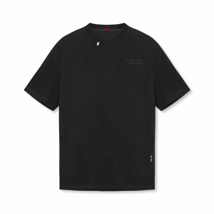 Short Sleeves Men ASRV Tech Essential Relaxed Tee Blackblack 034brush Wingsasrv034