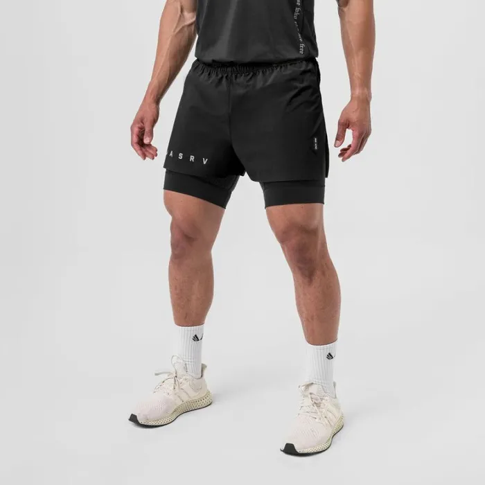 Shorts Men ASRV Ripstop 3034 High Split Liner Short Blackblack