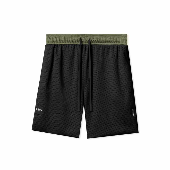 Shorts Men ASRV SilverPlus Mesh Reversible Short Oliveblack