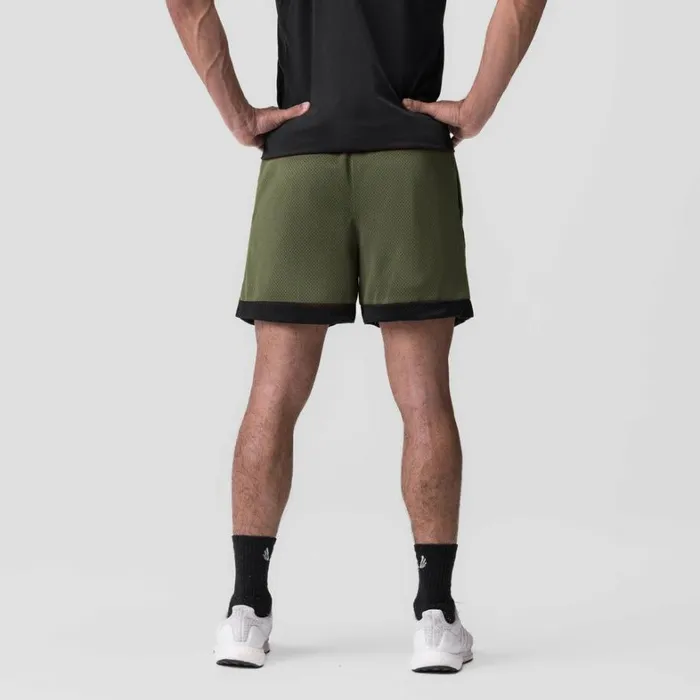 Shorts Men ASRV SilverPlus Mesh Reversible Short Oliveblack