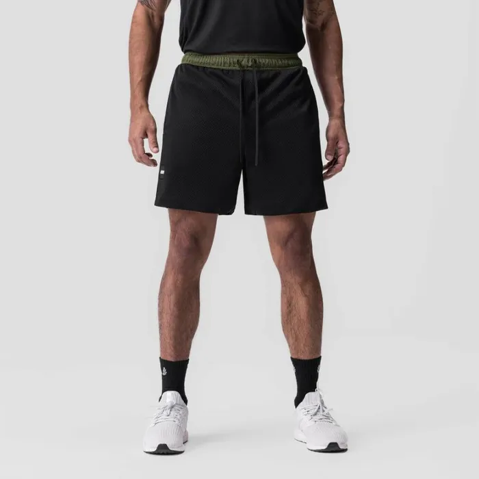Shorts Men ASRV SilverPlus Mesh Reversible Short Oliveblack