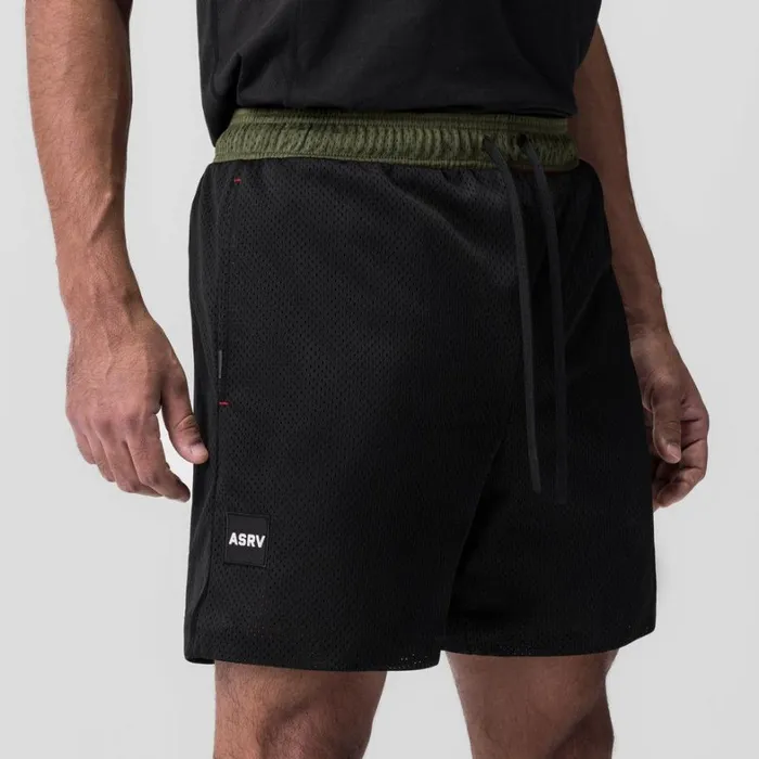 Shorts Men ASRV SilverPlus Mesh Reversible Short Oliveblack
