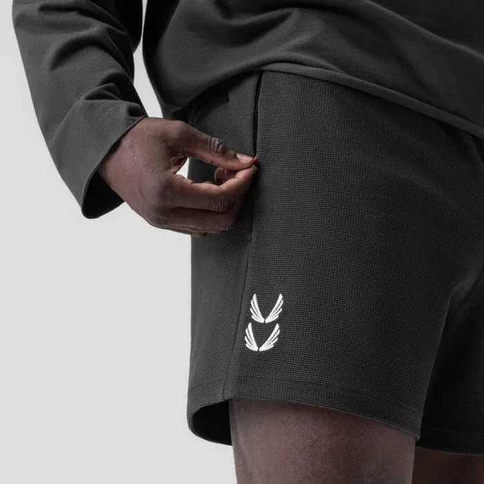 Shorts Men ASRV Waffle Knit Sweat Short Space Grey