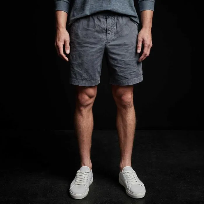 Shorts Men James Perse Cotton Linen Tailored Short Maine Pigment