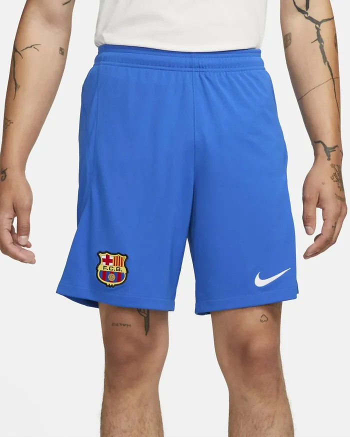 Shorts Men Nike FC Barcelona 202324 Stadium Away Royal Bluewhite