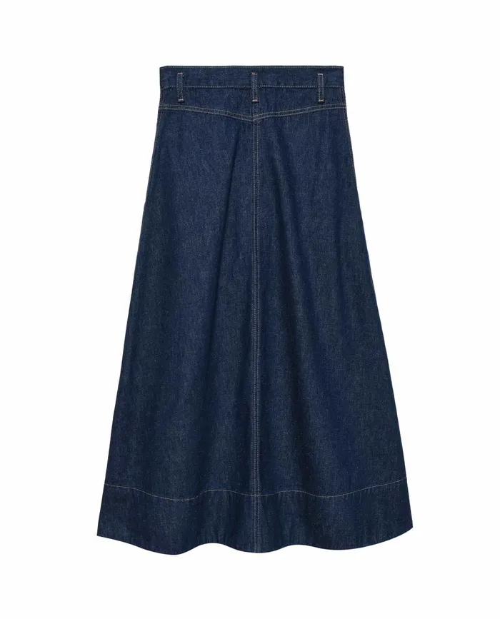 Skirts and Shorts Women The Great The Field Skirt Rinse Wash