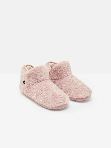 Slippers Women Joules Pink Faux Fur Slipper Boots
