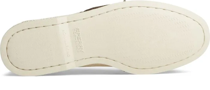 Sperry Boat Shoes Men Authentic Original Deboss Leather Boat Shoe Cream