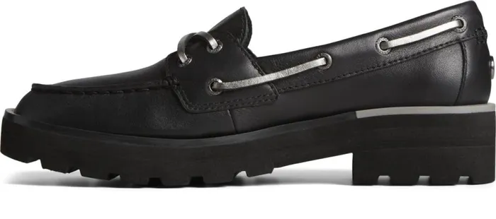 Sperry Boat Shoes Women Lug Boat Shoe Black Sperry Boat Shoes Women Lug Boat Shoe Black