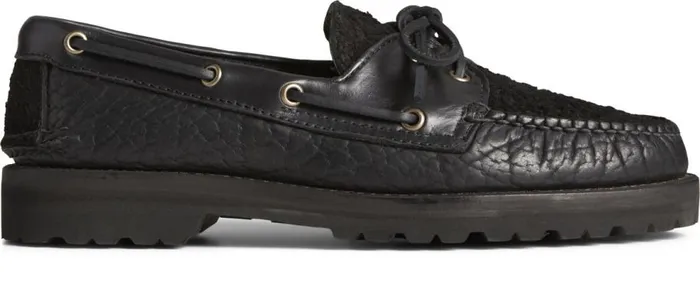 Sperry Boots Men Authentic Original 2Eye Boat Shoe By Chris Echevarria Black