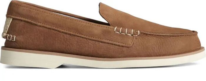 Sperry Boots Men Authentic Original Double Sole Venetian Loafer Tan