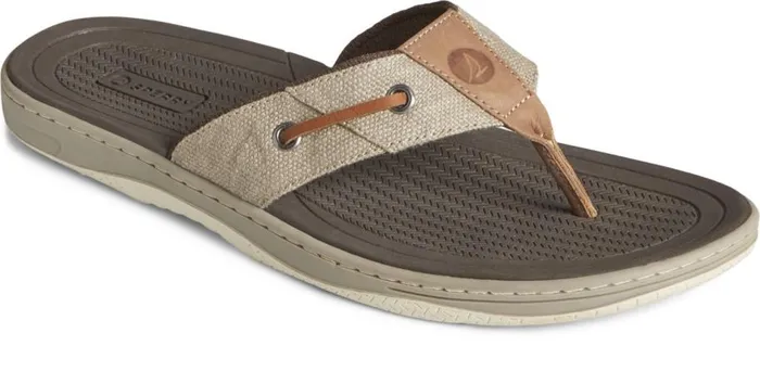 Sperry Boots Men SeaCycled Baitfish Baja Flip Flop Taupe Sperry Boots Men SeaCycled Baitfish Baja Flip Flop Taupe