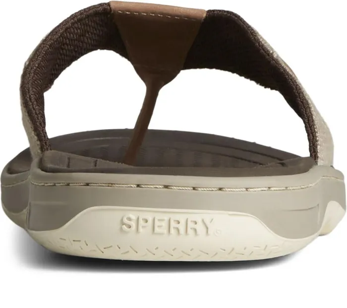 Sperry Boots Men SeaCycled Baitfish Baja Flip Flop Taupe Sperry Boots Men SeaCycled Baitfish Baja Flip Flop Taupe