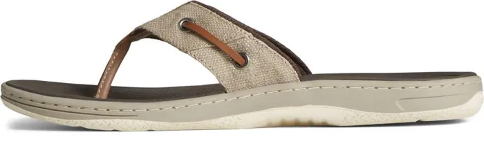 Sperry Boots Men SeaCycled Baitfish Baja Flip Flop Taupe Sperry Boots Men SeaCycled Baitfish Baja Flip Flop Taupe