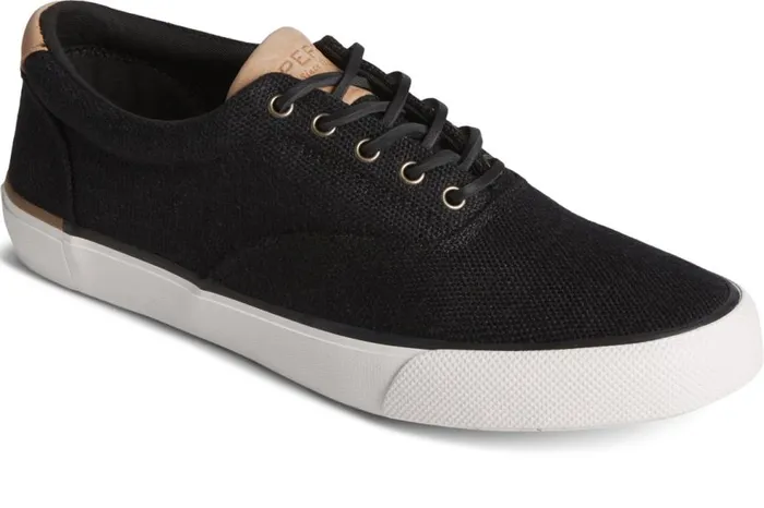 Sperry Sneakers Men SeaCycled Striper II CVO Baja Sneaker Black Sperry Sneakers Men SeaCycled Striper II CVO Baja Sneaker Black